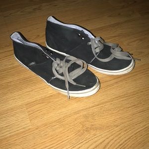 Black Vans Mid Ankle. Will clean before shipping